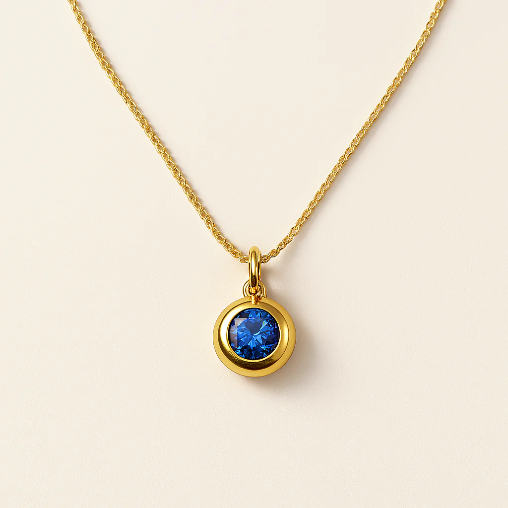 September Birthstone Necklace - Image 6