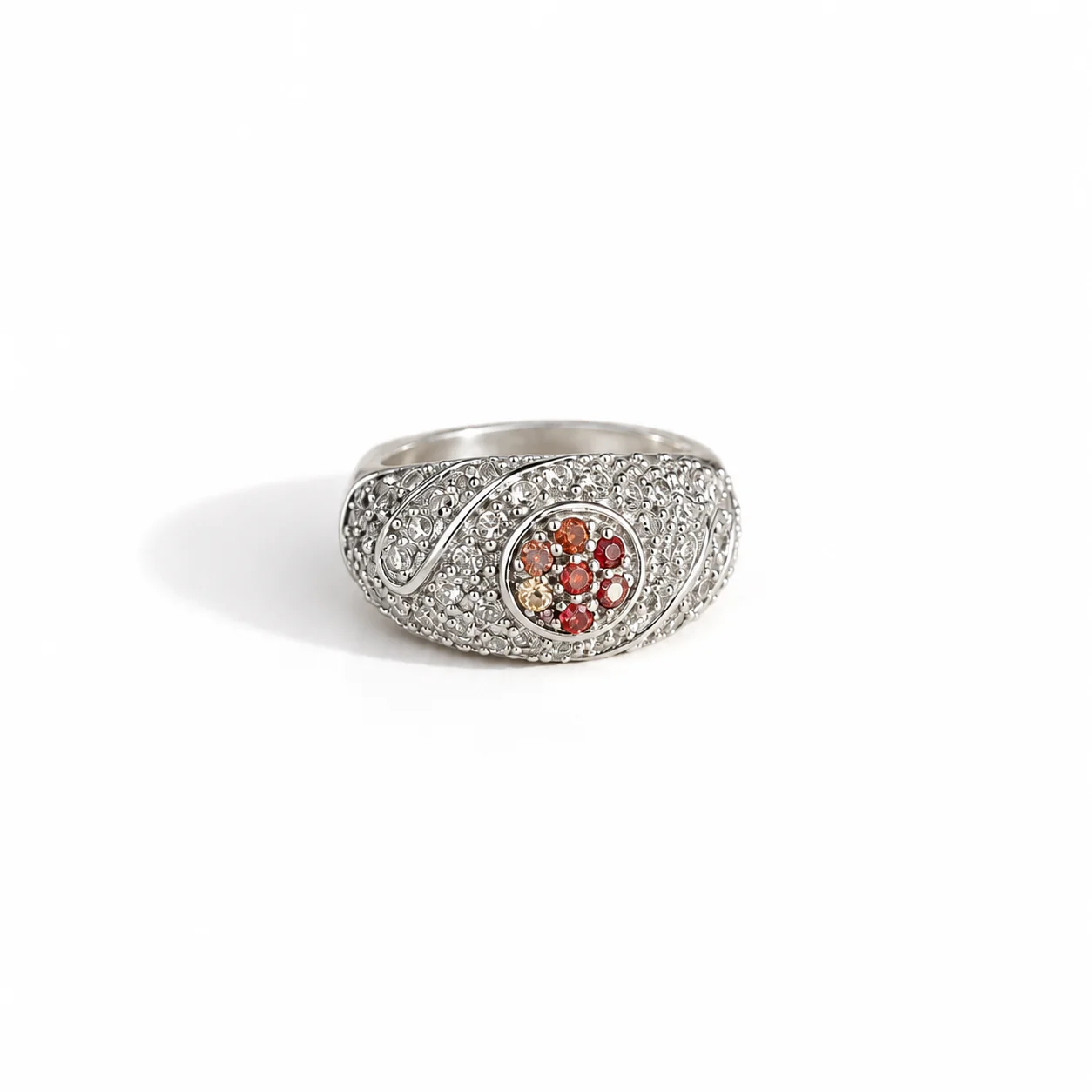 Solar Orbit Orange CZ Ring - Image 3