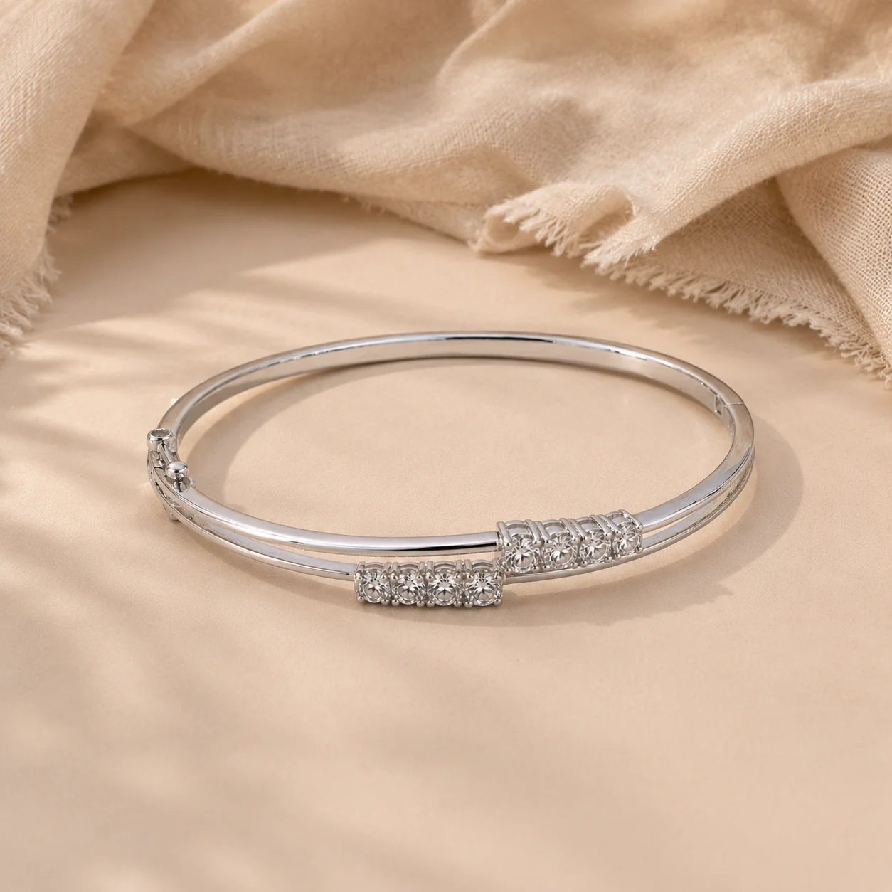 Soleil CZ Bangle - Image 4