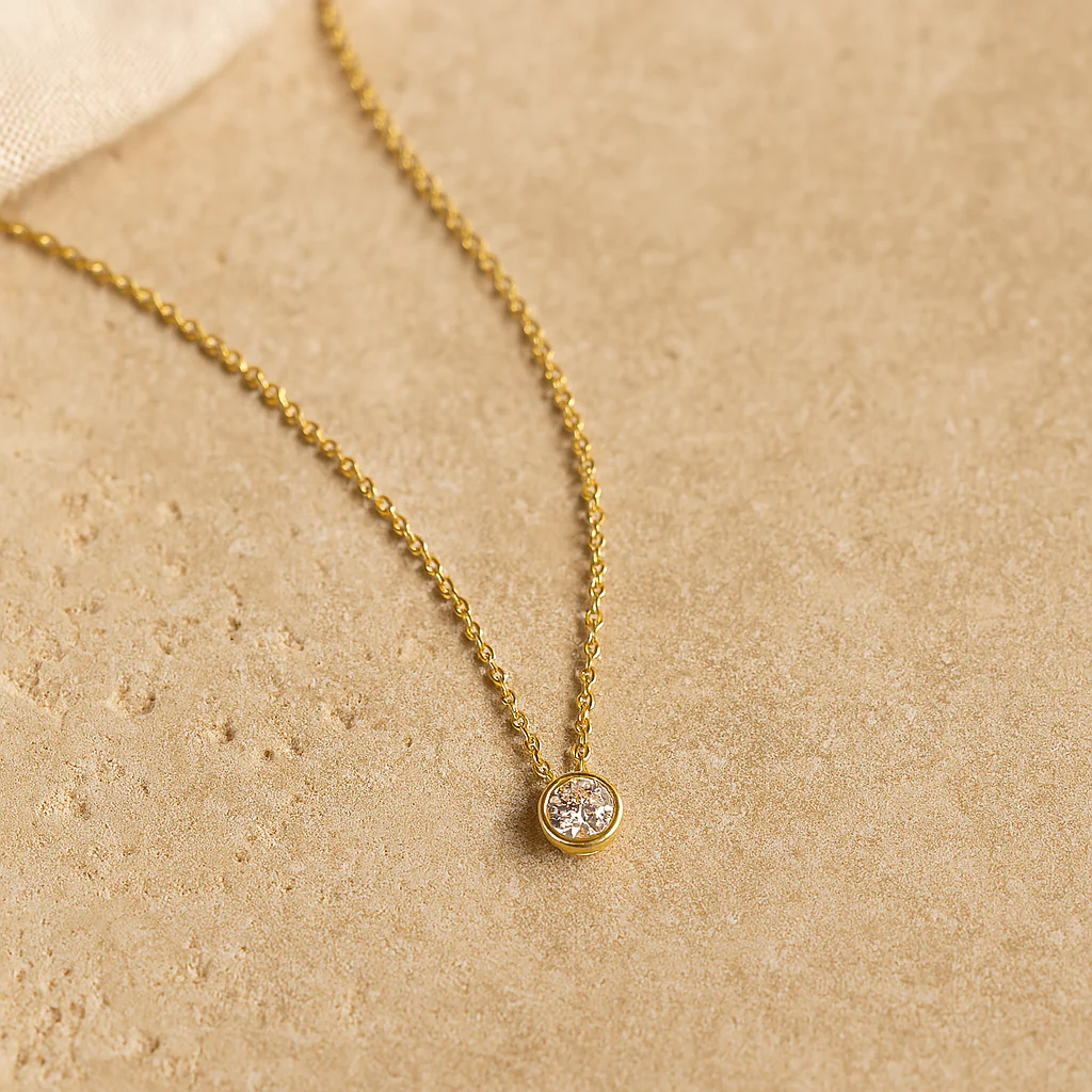 Solo Diamond Necklace - Image 2