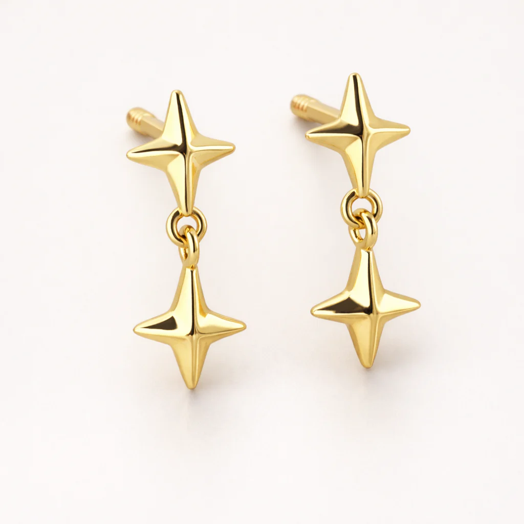 Star Drop Stud - Image 4