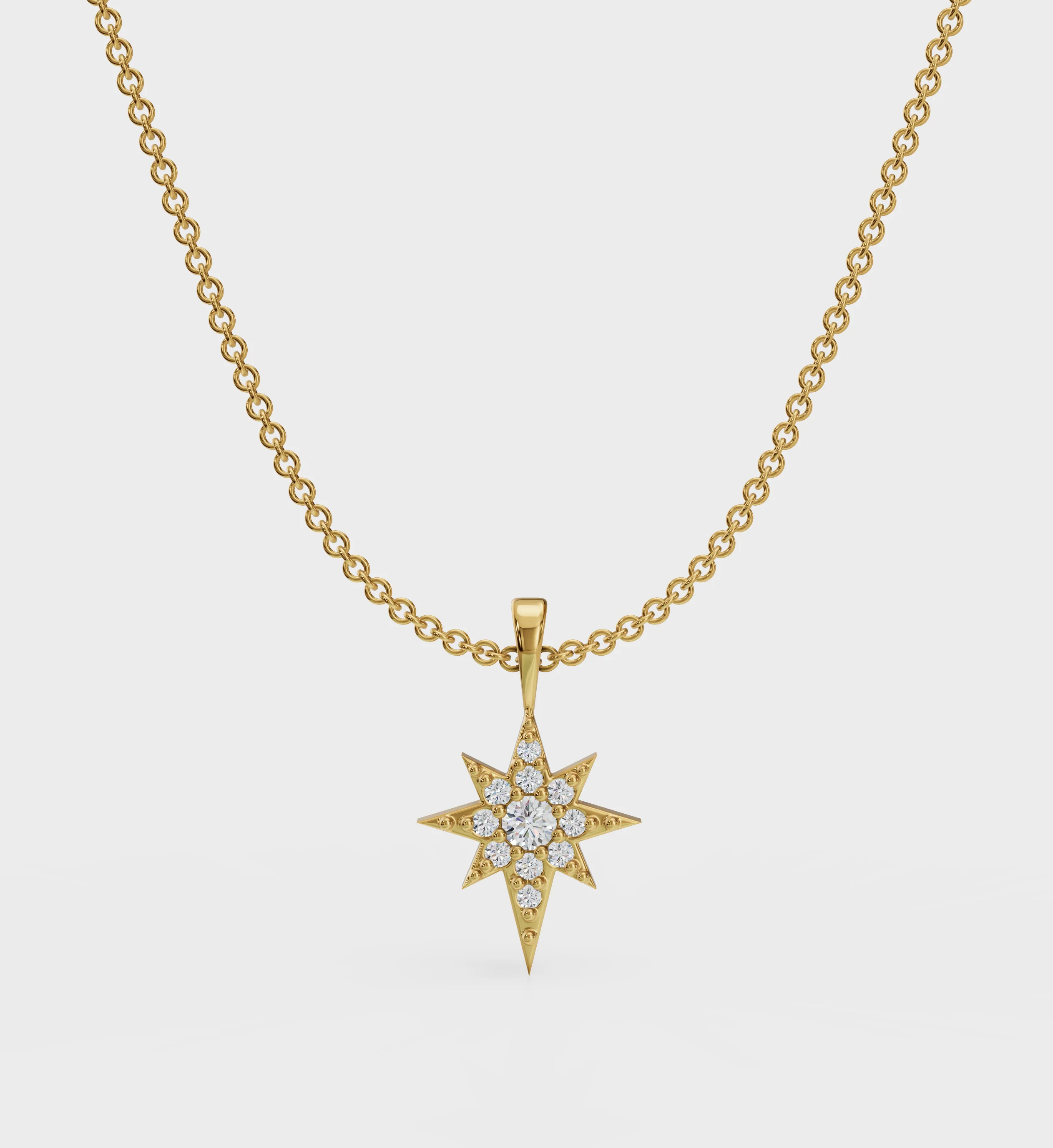 Studded North Star Necklace - Image 8