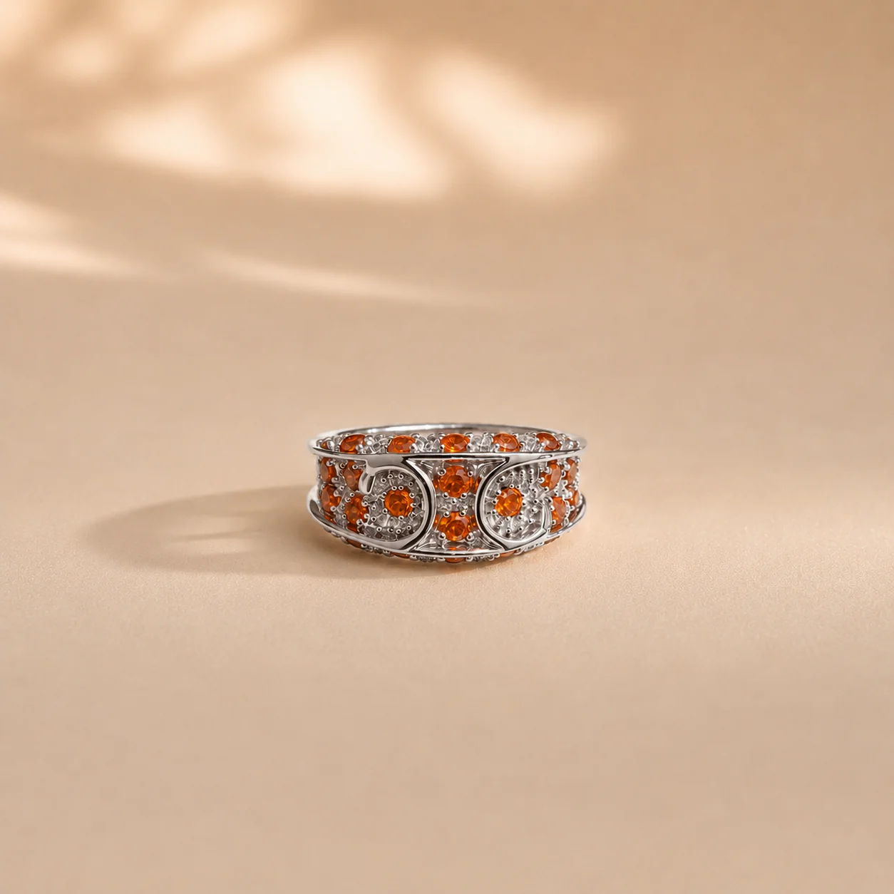 Sunburst Eternity Ring