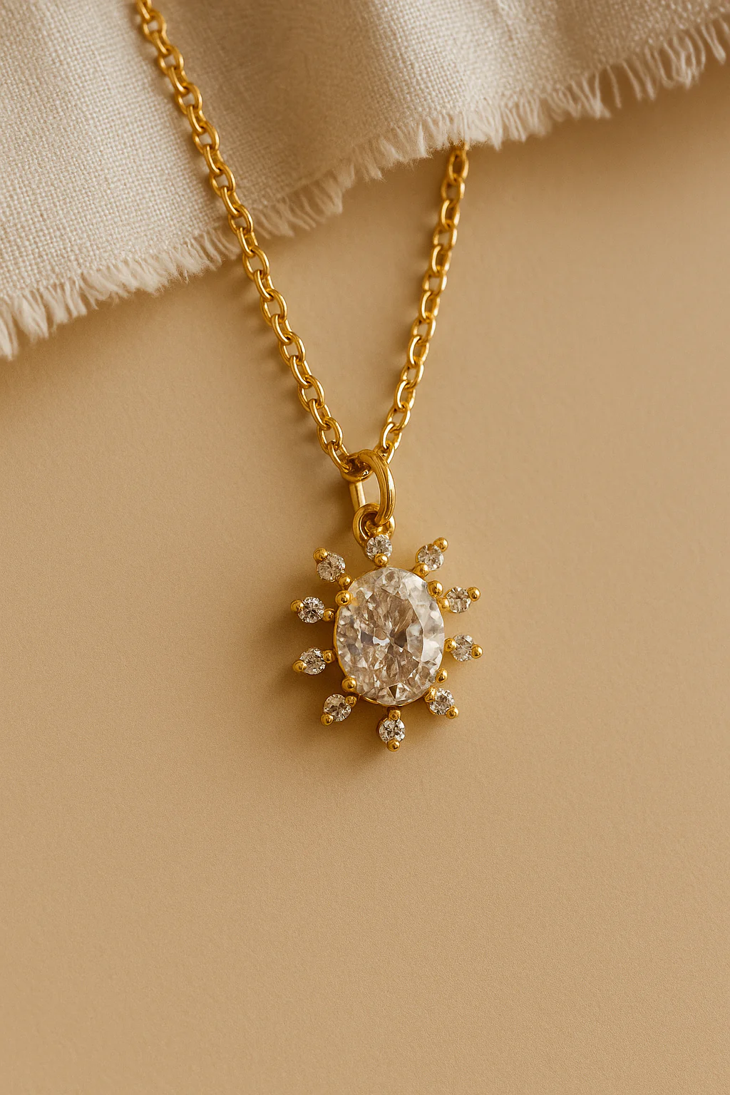 Sunshine Diamond Necklace - Image 2