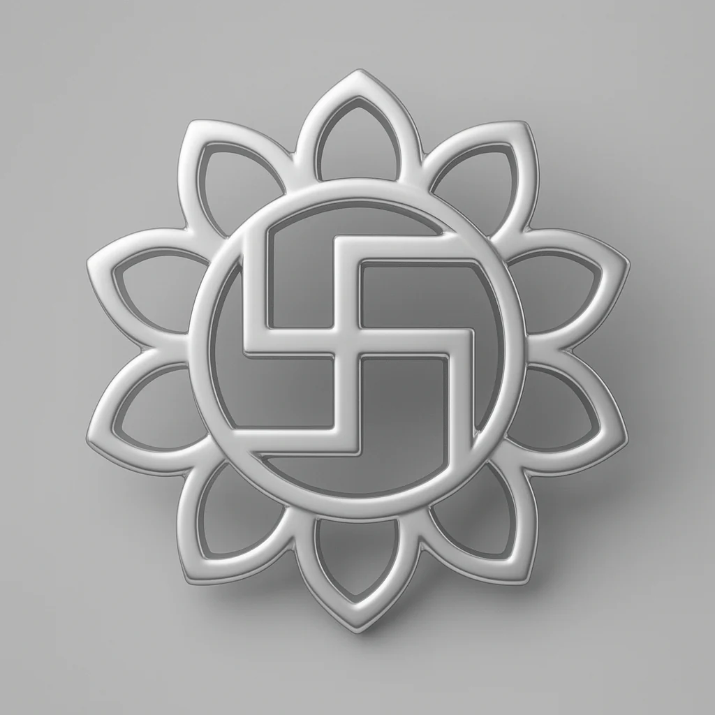 Swastik Flower Rakhi - Image 4