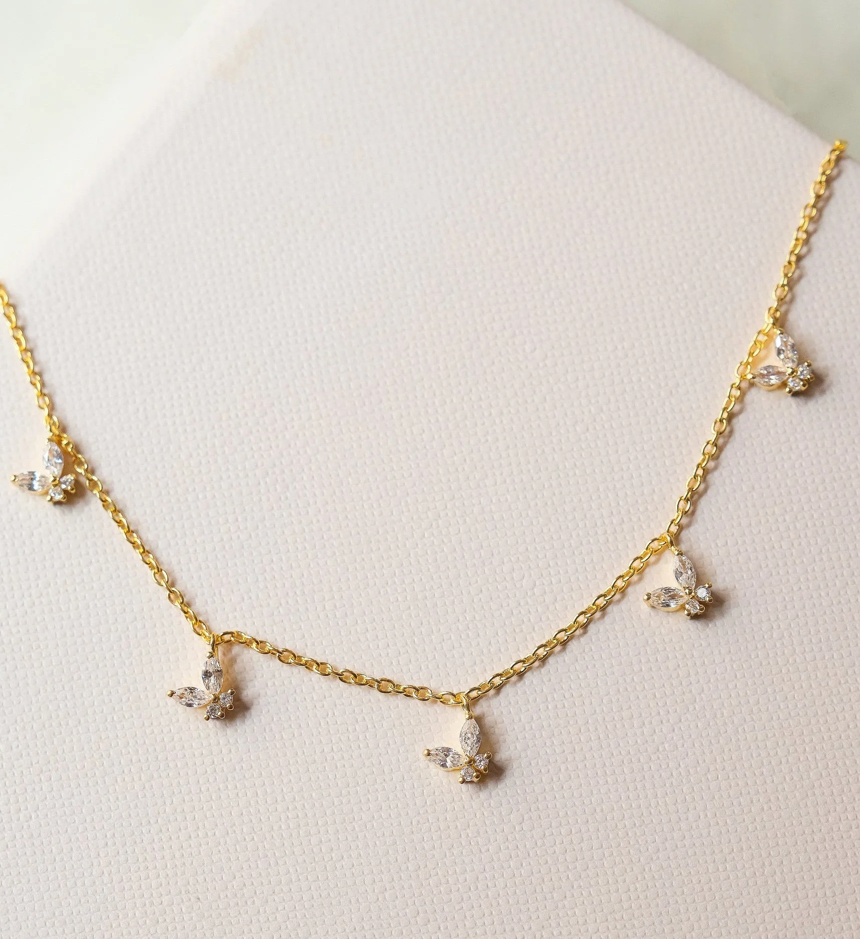 Tilted Butterfly Necklace - Image 3