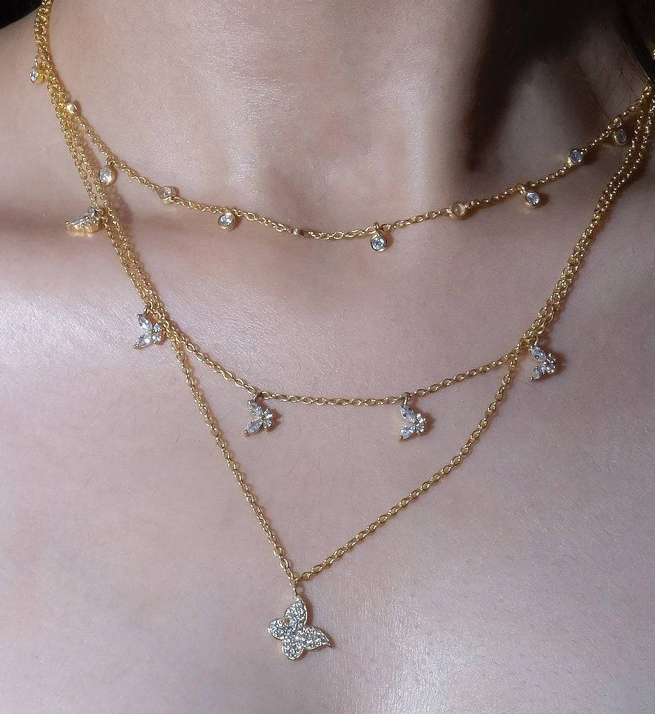 Tilted Butterfly Necklace - Image 5