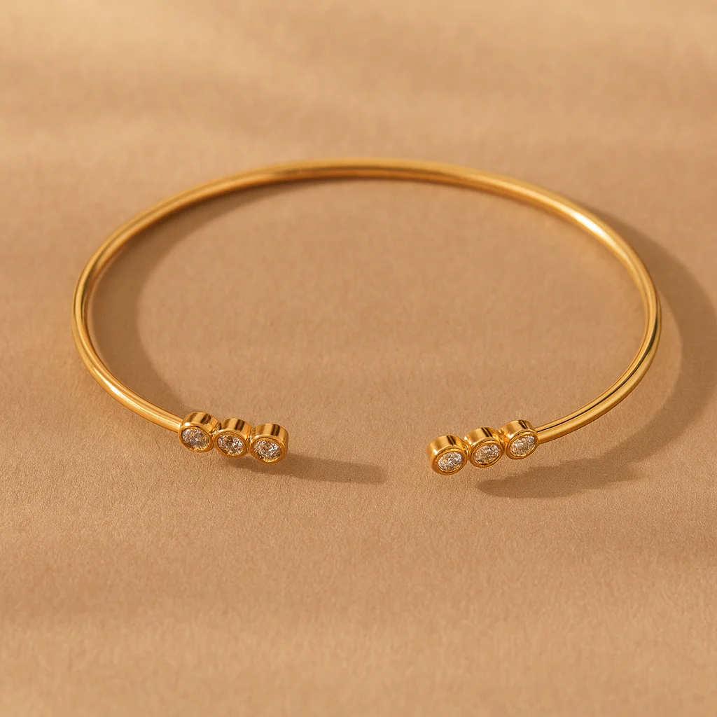 Tri Diamond Cuff - Image 5