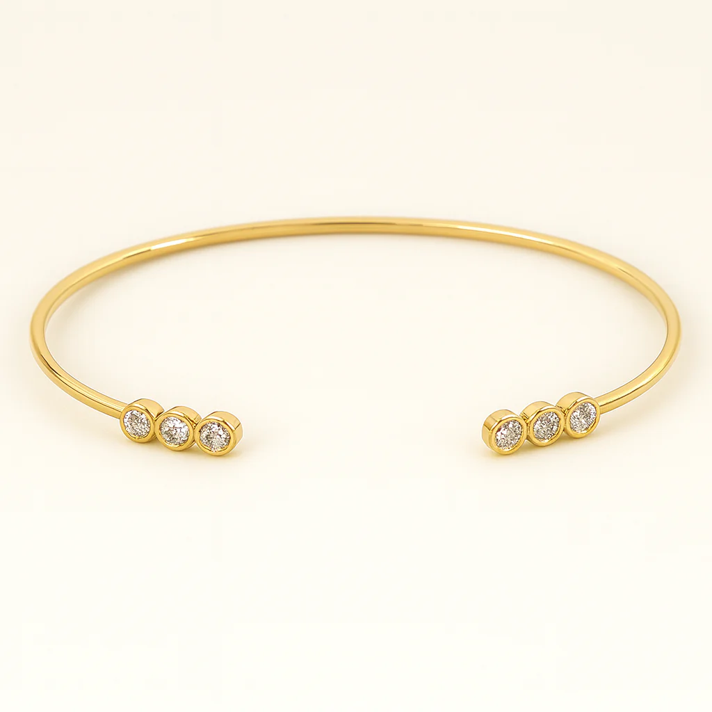Tri Diamond Cuff - Image 7