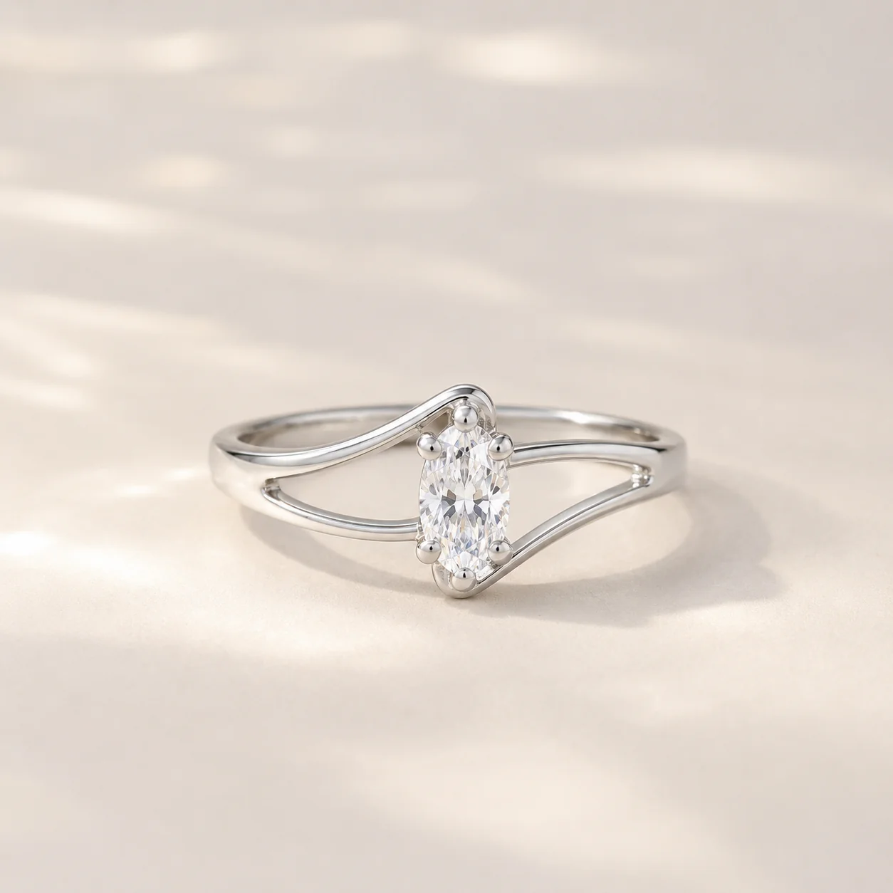 Trinity Solitaire Ring - Image 3