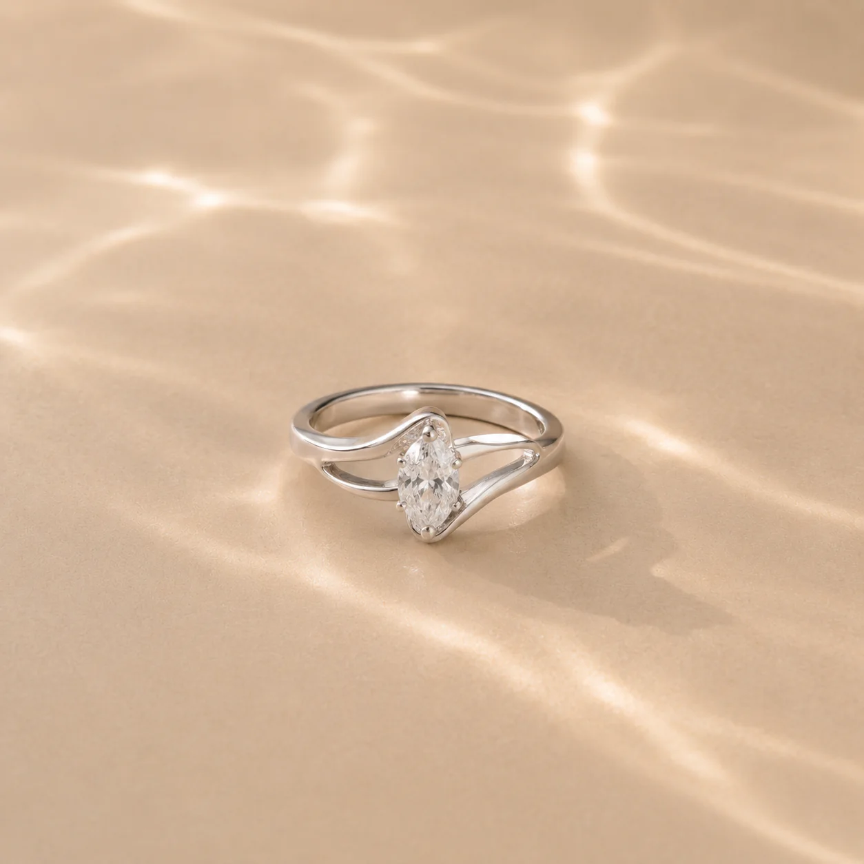 Trinity Solitaire Ring - Image 4