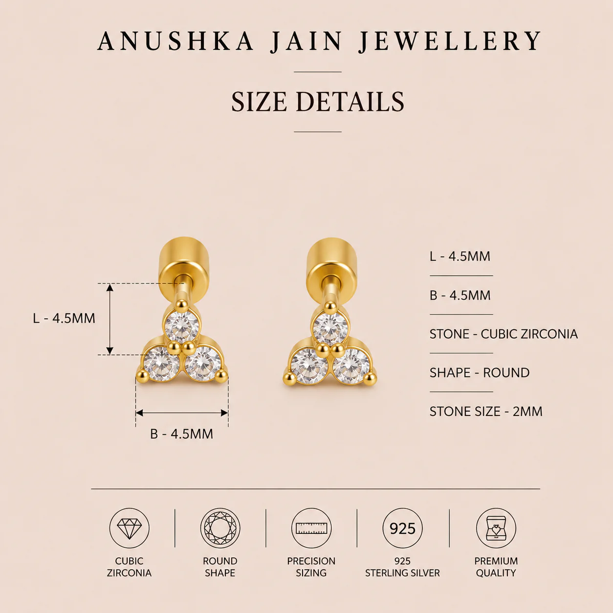 Trio Studs - Image 4