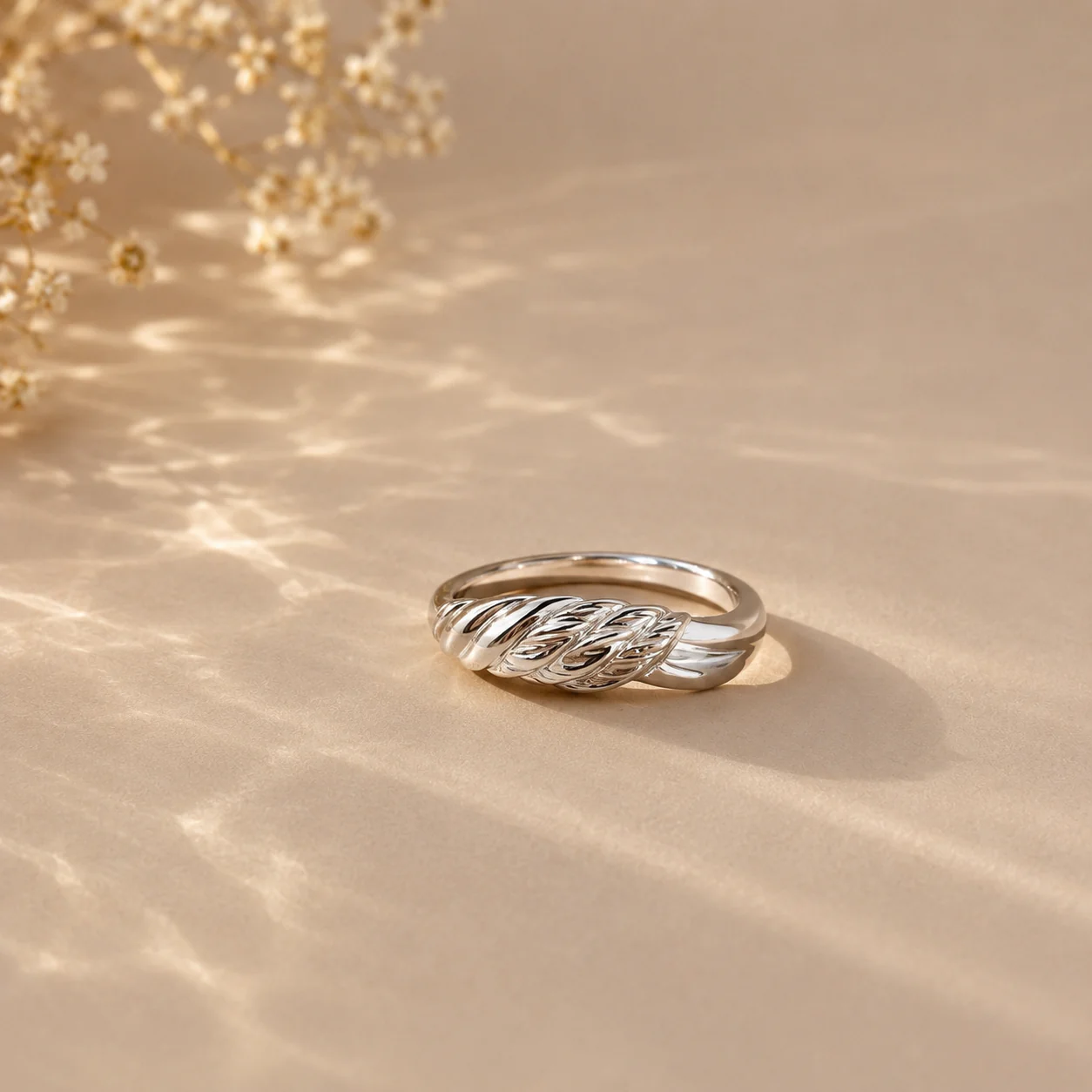 Twisted Rope Crossover Ring - Image 2