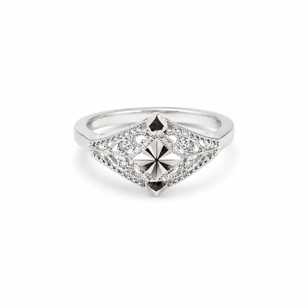 Vintage Filigree Kite Ring - Image 3