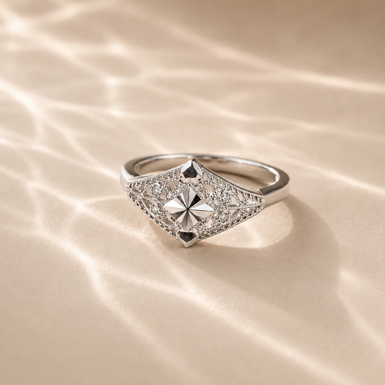 Vintage Filigree Kite Ring - Image 4