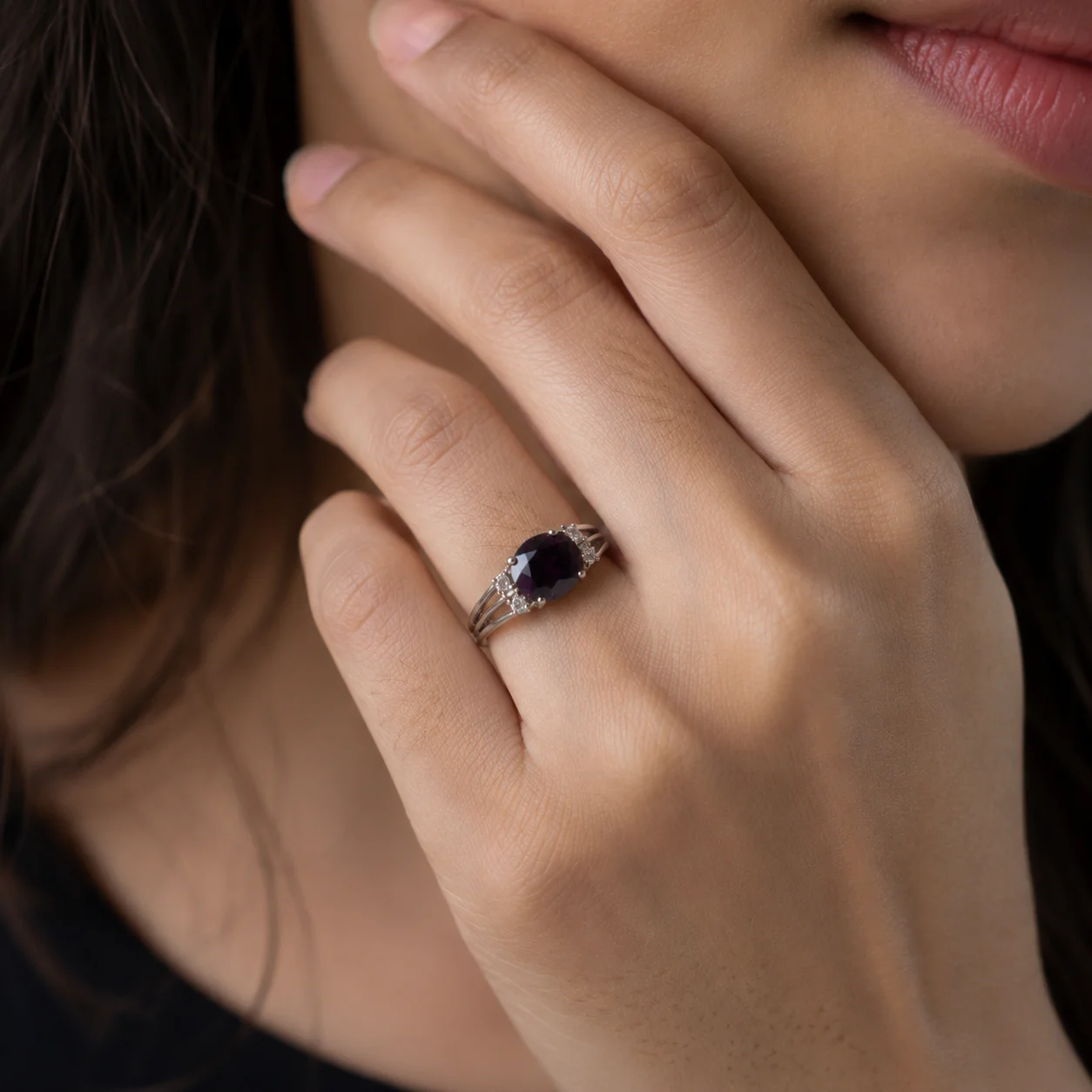 Violet Royale Amethyst Ring - Image 4