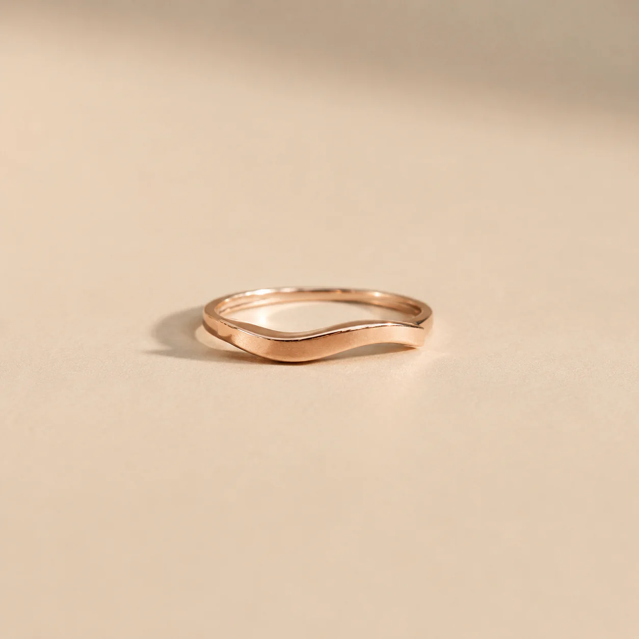 Wave Contour Stacking Ring