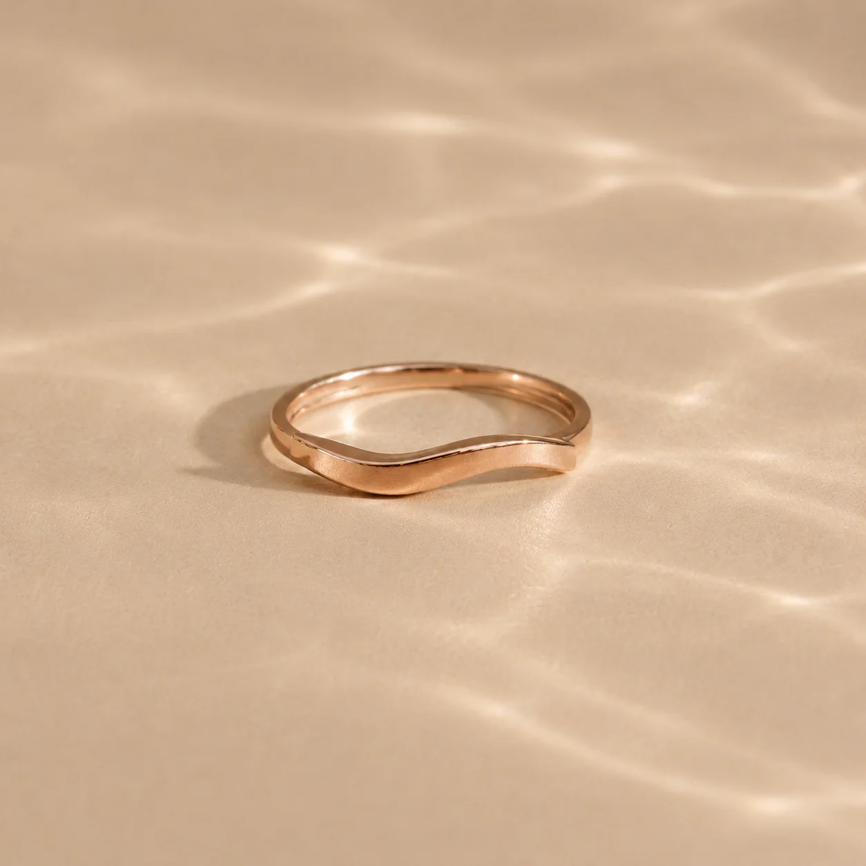 Wave Contour Stacking Ring - Image 2