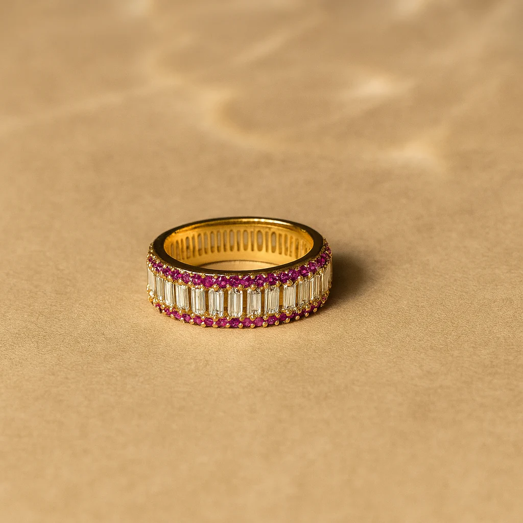 White Radiance Eternity Ring - Image 2