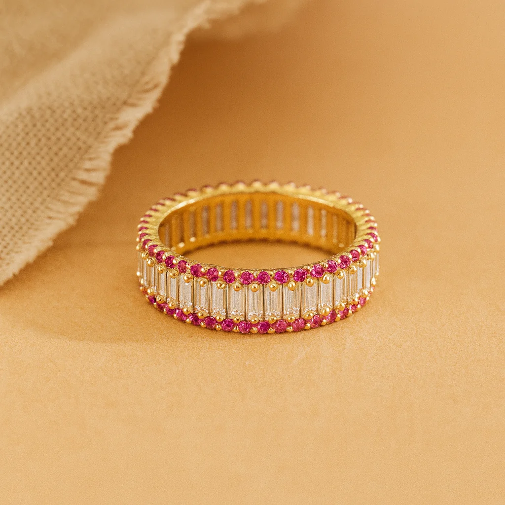 White Radiance Eternity Ring - Image 4