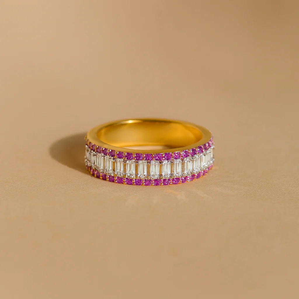 White Radiance Eternity Ring - Image 8