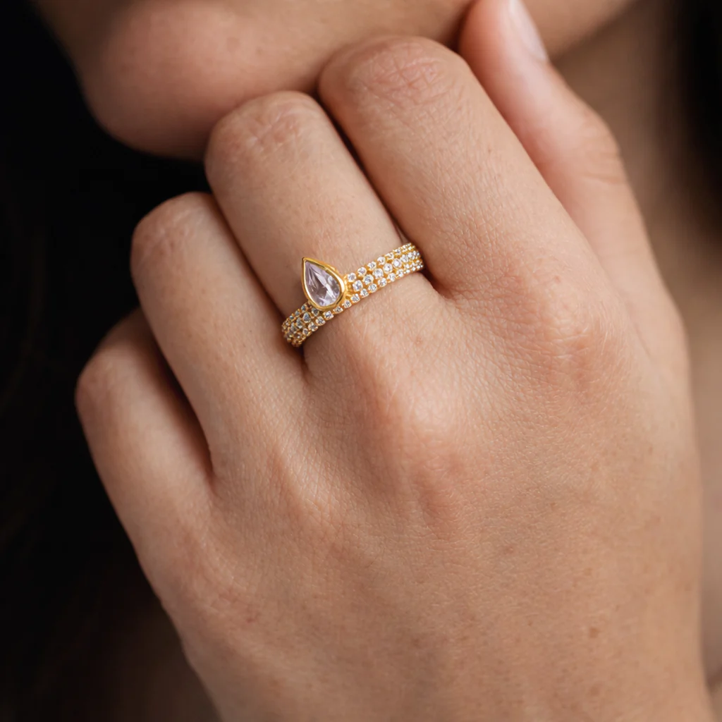 White Serenity Ring