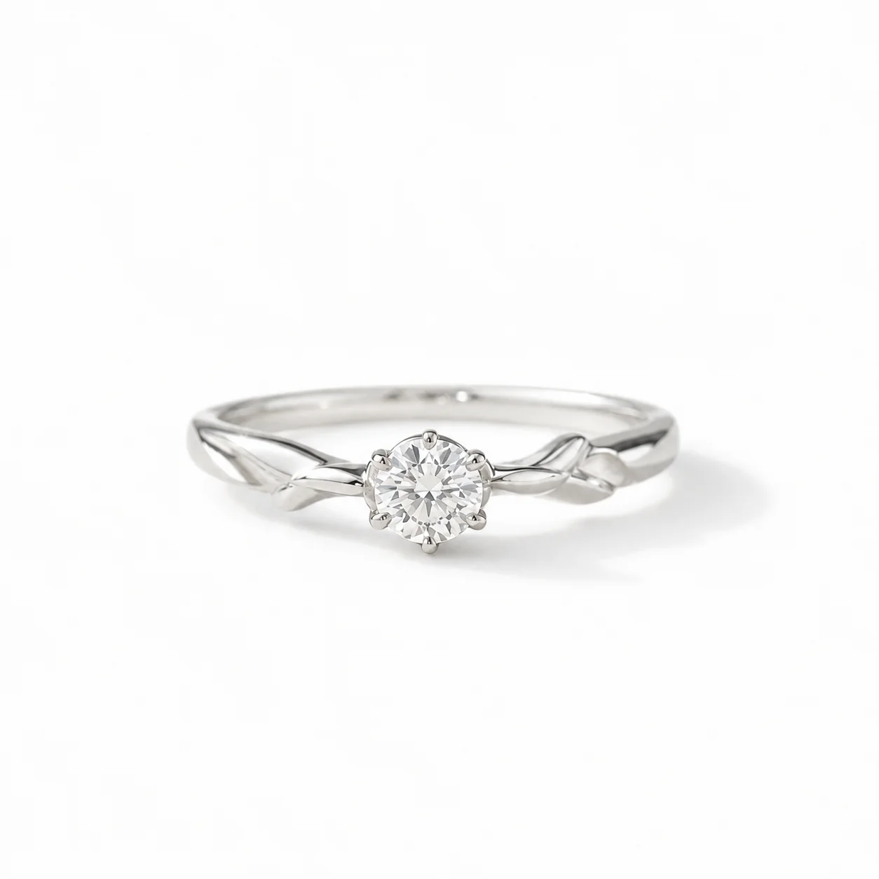 Willow Solitaire Ring - Image 3