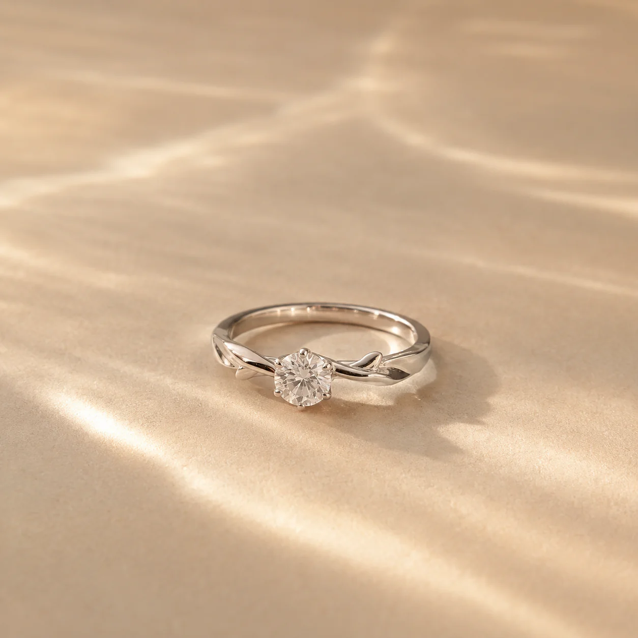 Willow Solitaire Ring - Image 4
