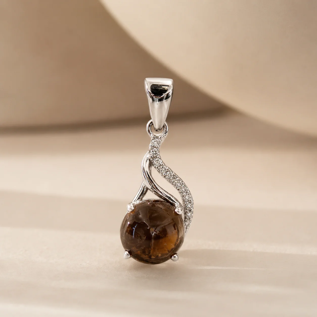 Yellow Tourmaline Cluster Charm - Image 2